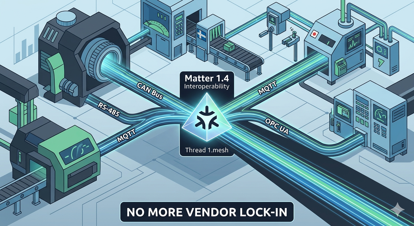 Matter 1.4 & Thread 1.4: The End of Industrial Network Fragmentation in 2026